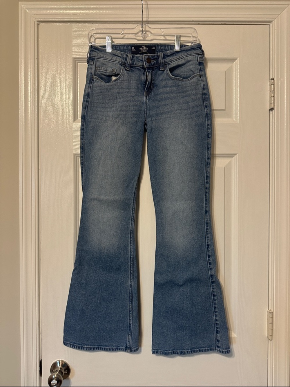 Hollister Medium Blue Flare Jeans - Women's